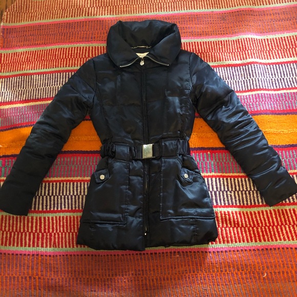 Laundry by Design Jackets & Blazers - Laundry Navy Blue Down puffer Coat